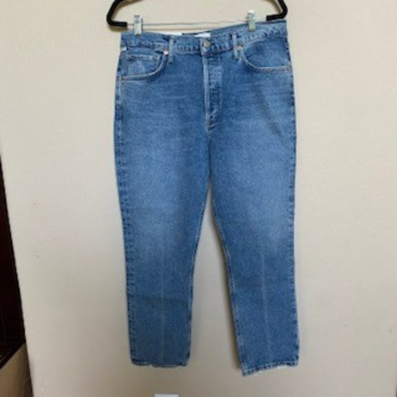 Citizens of Humanity Jolene High Rise Straight Jeans Dimple Size 31 NWT - Picture 3 of 6